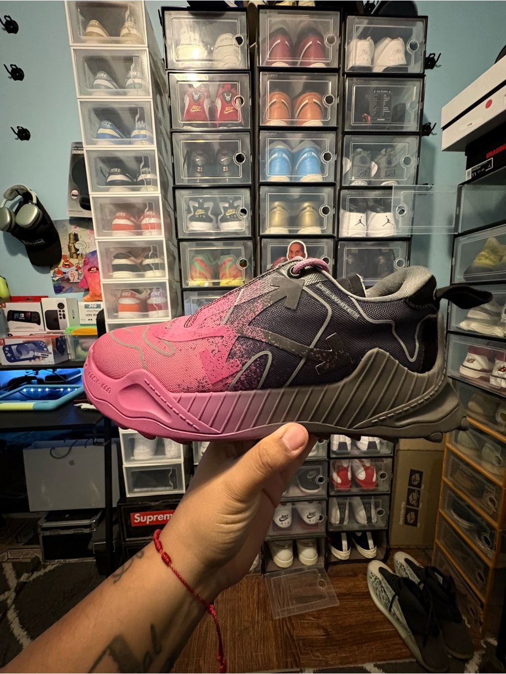 OFFWHITE ODSY-1000 “Pink Purple Spray Paint”